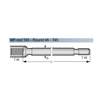 Буровая штанга MF-rod T45